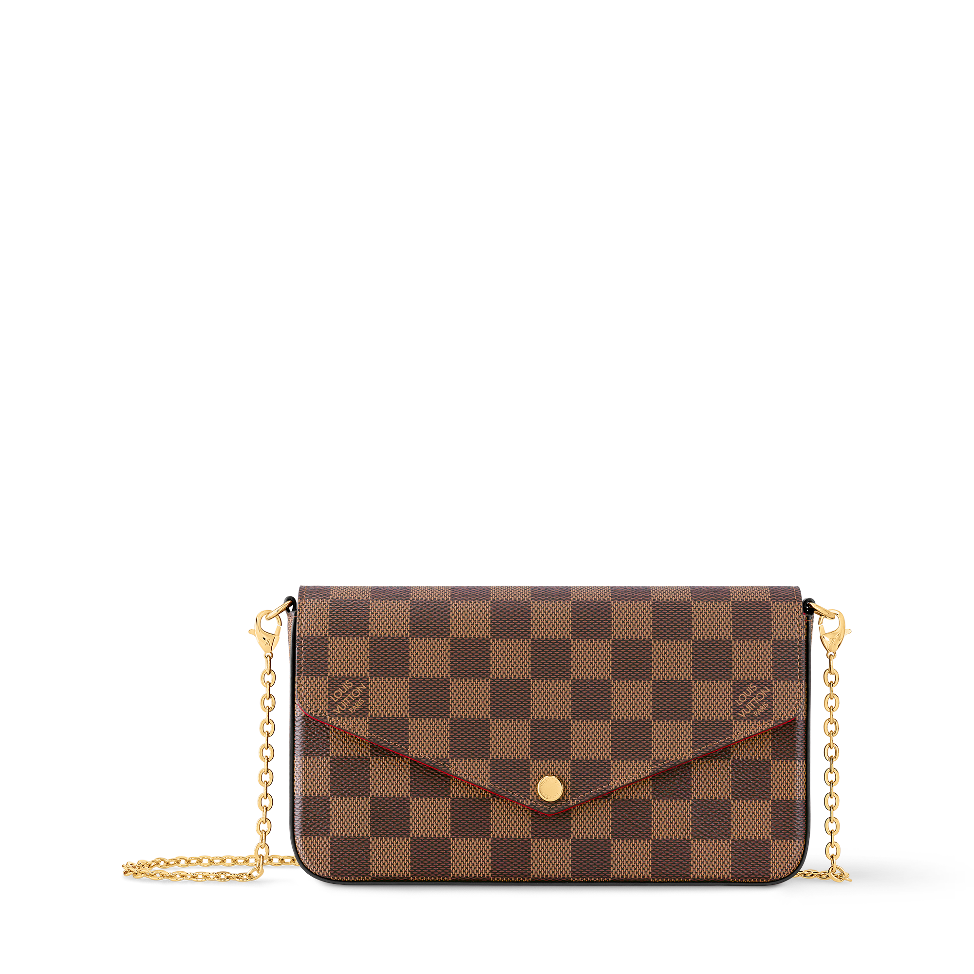 Clémence Wallet Damier Ebène Canvas - Wallets and Small Leather